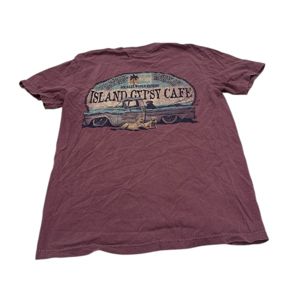 Comfort Colors Unisex Island Gypsy Cafe Maroon Small - Picture 2 of 8
